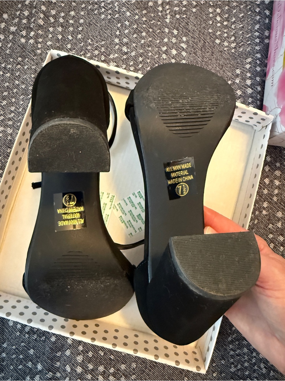 Black Block Heels - Picture 5 of 8